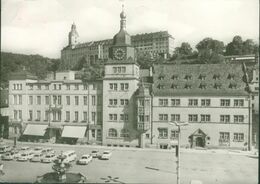 RUDOLFSTADT/THÜRINGEN (DDR/GDR) Marktplatz Mit Rathaus Und Hotel Zum Löwen - Rudolstadt