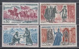 Andorre Français N° 167 / 70 XX Faits Historiques D' Andorre, La Série Des 4 Valeurs, Sans Charnière, TB - Années Complètes