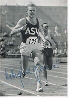 JEUX OLYMPIQUES - AUTOGRAPHE SUR PHOTO - ALLEMAGNE - GERMAR - ATHLETISME - - Autogramme