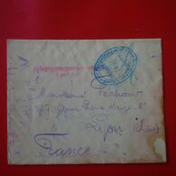 LETTRE LANDSHUT LAGERS POUR LYON MILITARIA - Cartas & Documentos