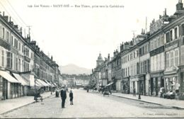 N°4008 R -cpa Saint Dié -rue Thiers, Prise Vers La Cathédrale- - Saint Die