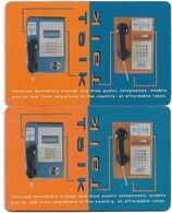 Namibia - Telecom Namibia - Talk Anytime, Anywhere, (2 Different CN. Short & Long), Solaic, 2001, 10$, Used - Namibia