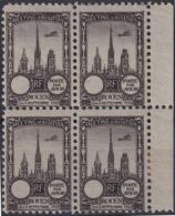 F-EX18847 FRANCE CINDERELLA 1922 ROUEN AVIATION MEETING BLOCK 4 PERF. - Luchtvaart