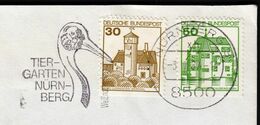 Germany Nurnberg 1984 / Tiergarten Nürnberg, ZOO, Common Ostrich / Machine Stamp - Autruches
