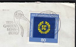 Germany Nurnberg 1984 / Tiergarten Nürnberg, ZOO, Common Ostrich / Machine Stamp - Struisvogels