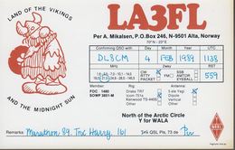 1989. NORGE. Radio-card LAND OF THE VIKINGS AND THE MIDNIGHT SUN.. () - JF365637 - Altri & Non Classificati
