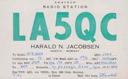 1955. NORGE. Radio-card NARVIK - NORWAY. () - JF365640 - Andere & Zonder Classificatie