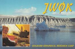 1995. SVALBARD. Radio-card. SVALBARD GEOLOGICAL RESEARCH CAMP. () - JF365668 - Other & Unclassified