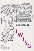 1976. SVALBARD. Radio-card. BEARISLAND. POLAR BEAR. () - JF365672 - Other & Unclassified