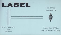 1972. NORGE. Radio-card. VADSOE NORTH OF THE ARCTIC CIRCLE. () - JF365681 - Other & Unclassified