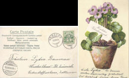 AK  "Herzlichen Glückwunsch"  Hemberg - Winterthur            1904 - Other & Unclassified