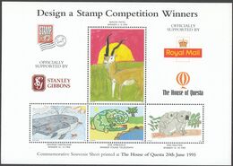 REGNO UNITO - 1995 - Design A Stamp Competition Winners, Foglietto Nuovo MNH - Variétés, Erreurs & Curiosités