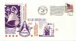 1981 USA  Space Shuttle National Space Technology Labs  Commemorative Cover B - North  America
