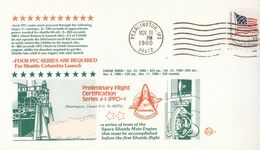 1980 USA  Space Shuttle Four PFC Series Are Required For Shuttle Columbia Launch Commemorative Cover - North  America
