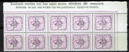 PRE 781  **  Bloc 10  Cdf  Insc. Marginales Neerl. - Typo Precancels 1967-85 (New Numerals)