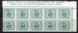 PRE 786  **  Bloc 10  Cdf  Insc. Marginales Neerl. - Typo Precancels 1967-85 (New Numerals)