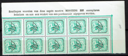 PRE 792  **  Bloc 10  Cdf  Insc. Marginales Neerl. - Typo Precancels 1967-85 (New Numerals)