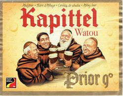 Etiquette Kapittel Watou Prior 9° (Abdijbier, Bière D'Abbaye, Cerveza De Abadia, Abdey Beer) - Cerveza