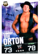 Wrestling, Catch : COWBOY BOB ORTON (W, LEGENDS,2008), Topps, Slam, Attax, Evolution, Trading Card Game, 2 Scans, TBE - Tarjetas