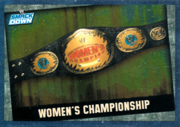 Wrestling, Catch : WOMEN'S CHAMPIONSHIP (SMACK DOWN, 2008) Topps, Slam, Attax, Evolution, Trading Card Game, 2 Scans TBE - Tarjetas