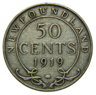[NC] CANADA - NEWFOUNDLAND - 50 CENTS - ARGENTO 925 - 1919 (nc4438) - Canada