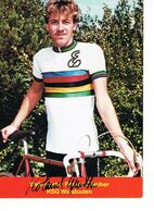 JEUX OLYMPIQUES - AUTOGRAPHE SUR PHOTO - ALLEMAGNE - GÜNTHER - CYCLISME  - - Authographs