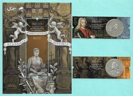 Portugal  2020 , 300 Anos Fundacäo Da ACADEMIA REAL Da HISTORIA - Stamps + Sheet - Postfrisch / MNH / (**) - Unused Stamps