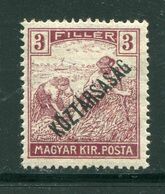 HONGRIE- Y&T N°199- Neuf Avec Charnière * - Unused Stamps