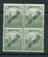 HONGRIE- Y&T N°201 En Bloc De 4- Neufs Sans Charnière ** - Unused Stamps