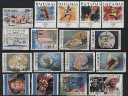 Bahamas (08) 1995-2001. 30 Different Stamps. Mint & Used - Bahamas (1973-...)