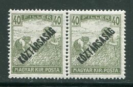 HONGRIE- Y&T N°205 En Paire- Neufs Sans Charnière ** - Unused Stamps