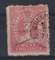 Queensland 1866 P.13 SG F8 Used - Neufs