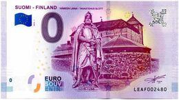 Billet Touristique - 0 Euro - Finlande - Hämmen Linna (2018-1) - Essais Privés / Non-officiels