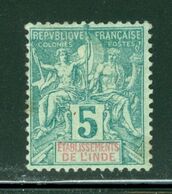 French India / Établissements Français De L'Inde; Scott # 4; Neuf Trace De Charnière (3549) - Unused Stamps