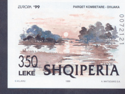 CEPT Natur - Und Nationalparks / Nature National Parks Albanien Block 118 ** Postfrisch, MNH, Neuf - 1999