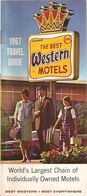 U.S.A. - 1967 TRAVEL GUIDE - WORLD'S LARGEST CHAIN OF INDIVIDUALY OWNED MOTELS. - North America