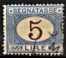 ITALY / ITALIA 1870/1925 - Canceled - Sc# J17 - Postage Due / Segnatasse - 5L - Postage Due