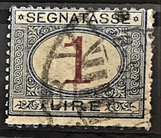 ITALY / ITALIA 1870/1925 - Canceled - Sc# J13 - Postage Due / Segnatasse - 1L - Taxe