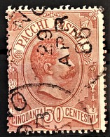 ITALY / ITALIA 1884/86 - Canceled - Sc# Q3 - Pacchi Postali 50c - Taxe