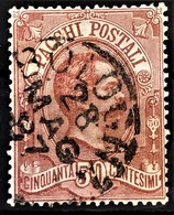 ITALY / ITALIA 1884/86 - Canceled - Sc# Q3 - Pacchi Postali 50c - Strafport