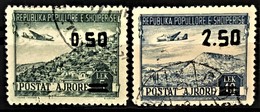 ALBANIA 1952 - Canceled - Mi# 523, 524 - 0,50l 2,50l - Albania