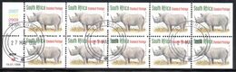 South Africa - 1998 Rhino Booklet Pane (1998.01.16) (o) - Postzegelboekjes