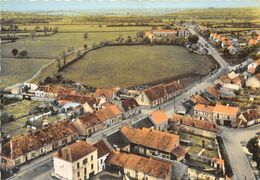 18-SANCOINS- ROUTE DE BOURGES VUE DU CIEL - Sancoins