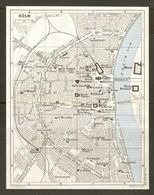 CARTE PLAN 1960 ALLEMAGNE COLOGNE KOLN - KARTE 1960 DEUTSCHLAND KOLN - MAP 1960 GERMANY KOLN - Topographical Maps