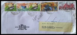 137. INDIA USED AIRMAIL COVER WITH STAMP ADDRESSED REDIRECTED AS RETURN TO SENDER. - Covers