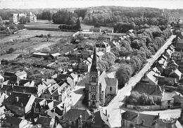 18-MENETOU-SALON- VUE AERIENNE L'EGLISE ET PLACE ET LE CHATEAU - Andere & Zonder Classificatie