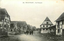 Balchwiller * Balschwiller * La Rue Principale Du Village - Autres & Non Classés