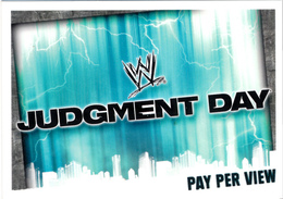 Wrestling, Catch : JUDGMENT DAY (PAY PER VIEW, 2008) Topps, Slam, Attax, Evolution, Trading Card Game, 2 Scans TBE - Tarjetas