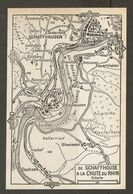 CARTE PLAN 1960 ALLEMAGNE SCHAFFHOUSE à La CHUTE Du RHIN - KARTE 1960 DEUTSCHLAND SCHAFFHOUSE RHEINFALL - Topographical Maps