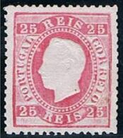 Portugal, 1870/6, # 40 Dent. 12 3/4, Papel Liso, MNG - Unused Stamps